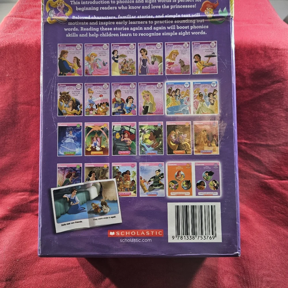 Disney Princess Phonics and Sight Words Collection See Pictures For Details - Picture 2 of 15